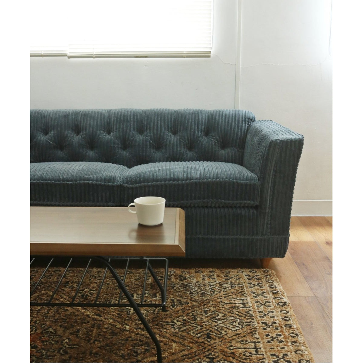 LAKEWOOD SOFA (BLUE GRAY / MUSTARD)