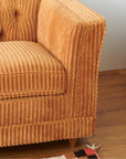 LAKEWOOD SOFA (BLUE GRAY / MUSTARD)