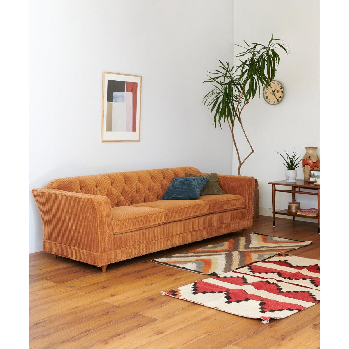 LAKEWOOD SOFA (BLUE GRAY / MUSTARD)