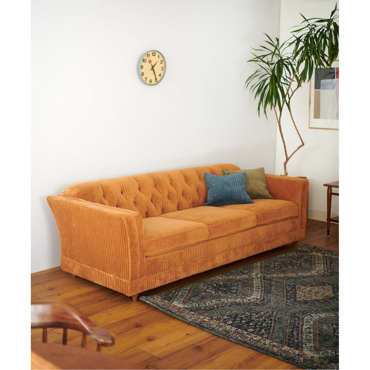 LAKEWOOD SOFA (BLUE GRAY / MUSTARD)