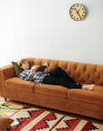 LAKEWOOD SOFA (BLUE GRAY / MUSTARD)