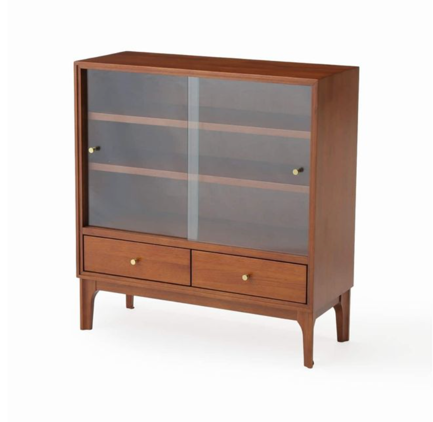 BROOKS SMALL STACKING GLASS SHELF