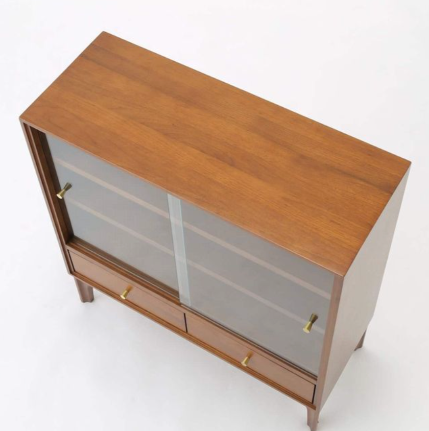 BROOKS SMALL STACKING GLASS SHELF
