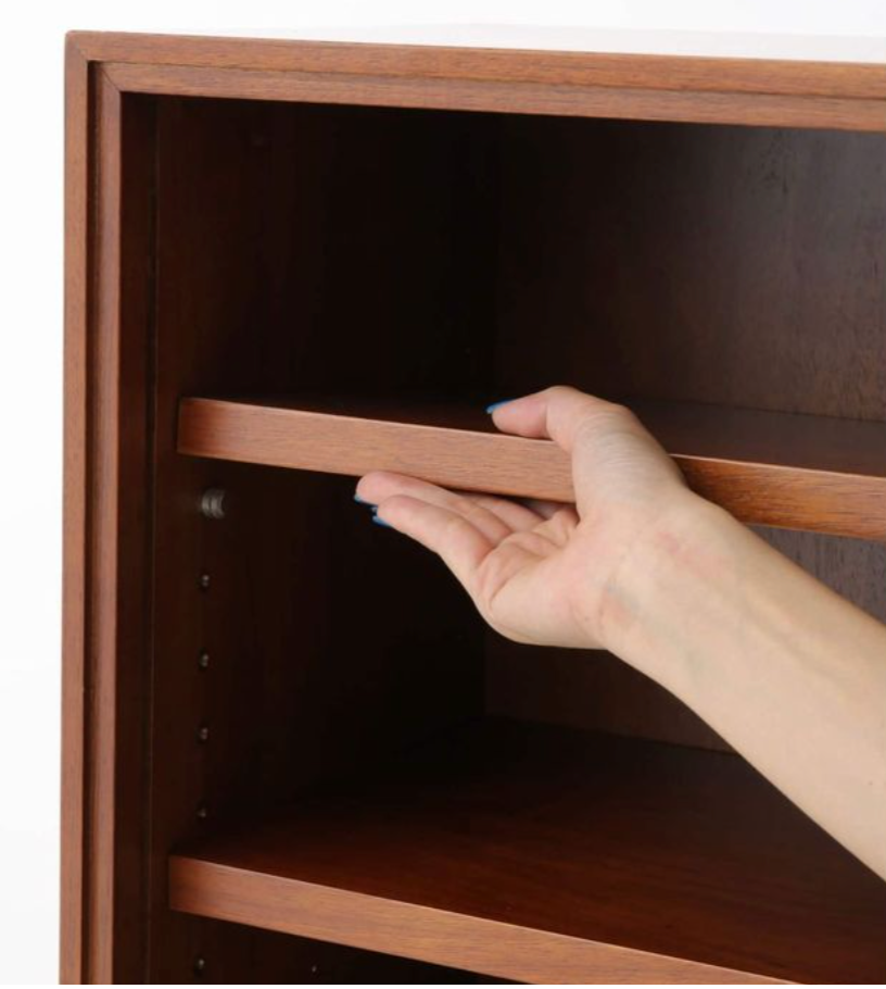 BROOKS SMALL STACKING GLASS SHELF