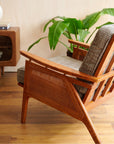 WICKER LOUNGE CHAIR