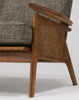 WICKER LOUNGE CHAIR