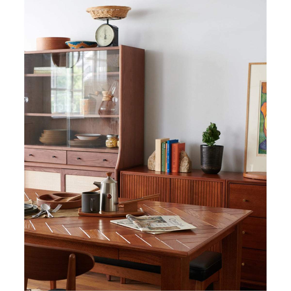 WARNER DINING TABLE ( HERRINGBONE / STANDARD )