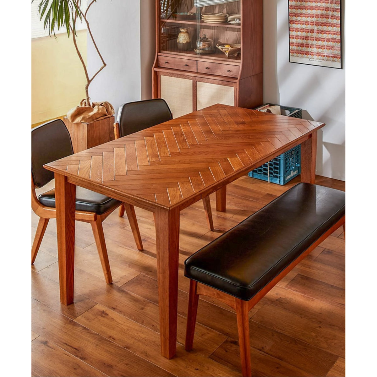 WARNER DINING TABLE ( HERRINGBONE / STANDARD )