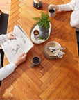 WARNER DINING TABLE ( HERRINGBONE / STANDARD )