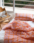 HOOK | BLOSSOM CHECK CORAL SUMMER COMFORTER