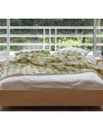 HOOK | DOT CHECK GREEN ON BEIGE SUMMER COMFORTER