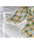 HOOK | DOT CHECK GREEN ON BEIGE SUMMER COMFORTER