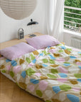 HOOK | DOT CHECK BLUE STRIPE MODAL SUMMER COMFORTER