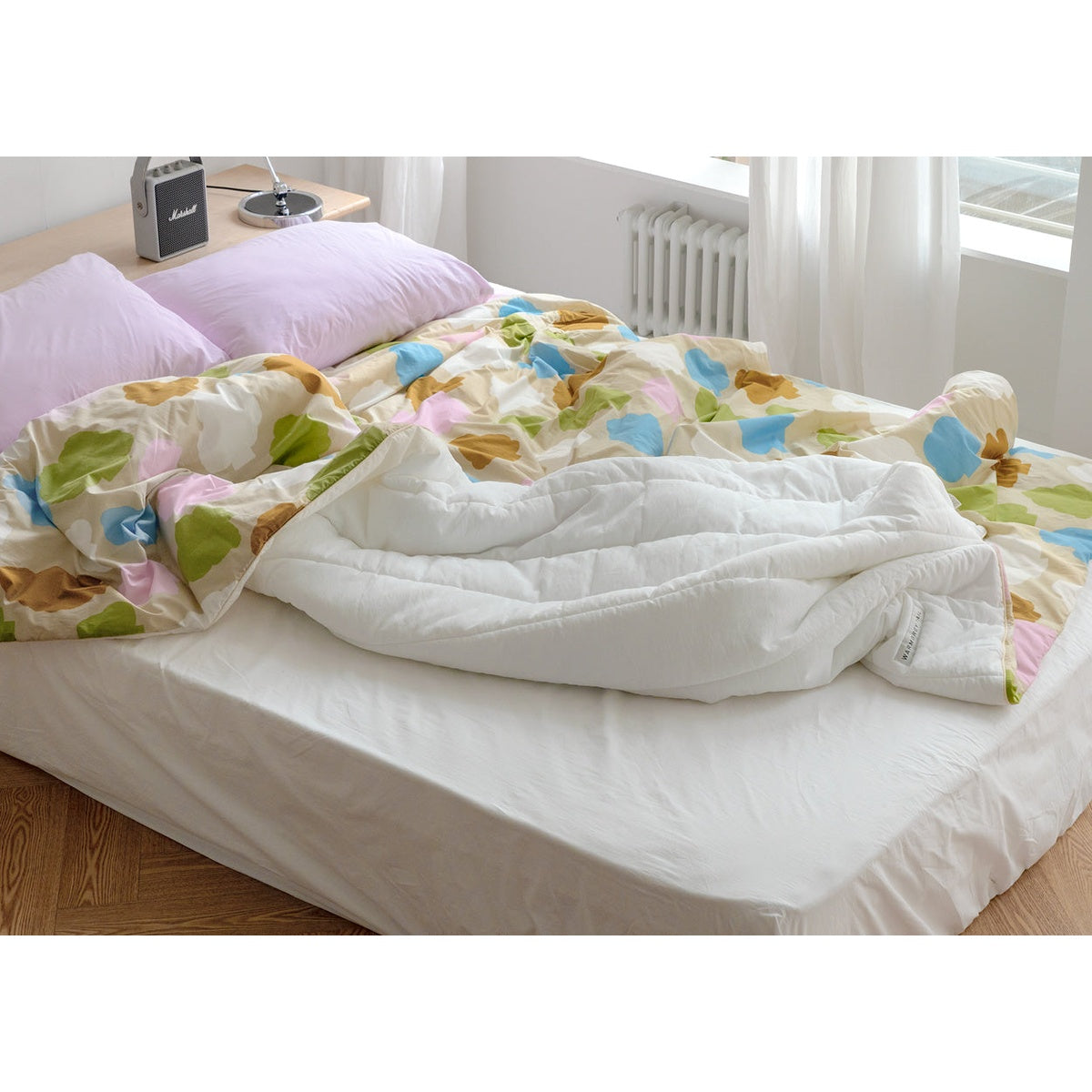 HOOK | DOT CHECK BLUE STRIPE MODAL SUMMER COMFORTER