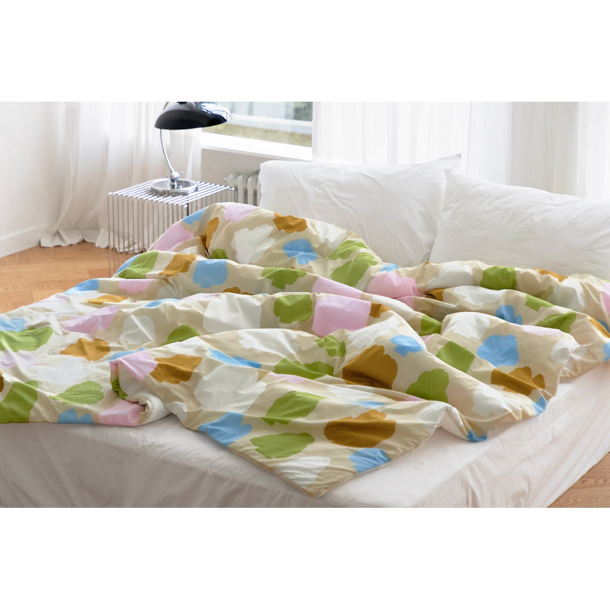 HOOK | DOT CHECK BLUE STRIPE MODAL SUMMER COMFORTER