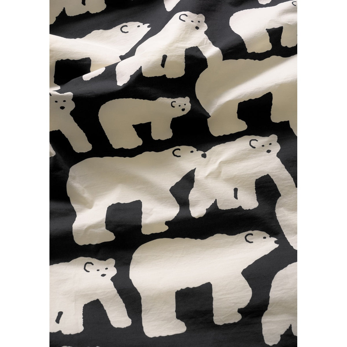 HOOK | POLAR BEARS  BLACK SUMMER COMFORTER