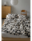 HOOK | POLAR BEAR PILLOW CASE - BLACK