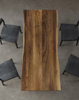 WILDWOOD LIVE EDGE LOW DINING TABLE