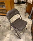 Clearance Sale -  DIRECT Chair gray ( PVC Dark Brown )