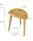 KIJIYA | Konoha [ leaf ] stool / Walnut