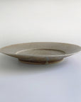 Mishim Pottery | Fractal rim plate M (sabi)