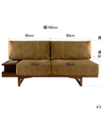 WHISKY OAK SOFA 2.5P