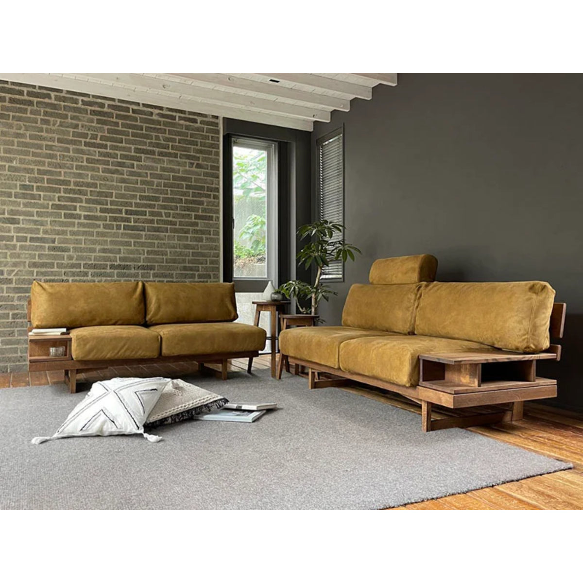 WHISKY OAK SOFA 3P