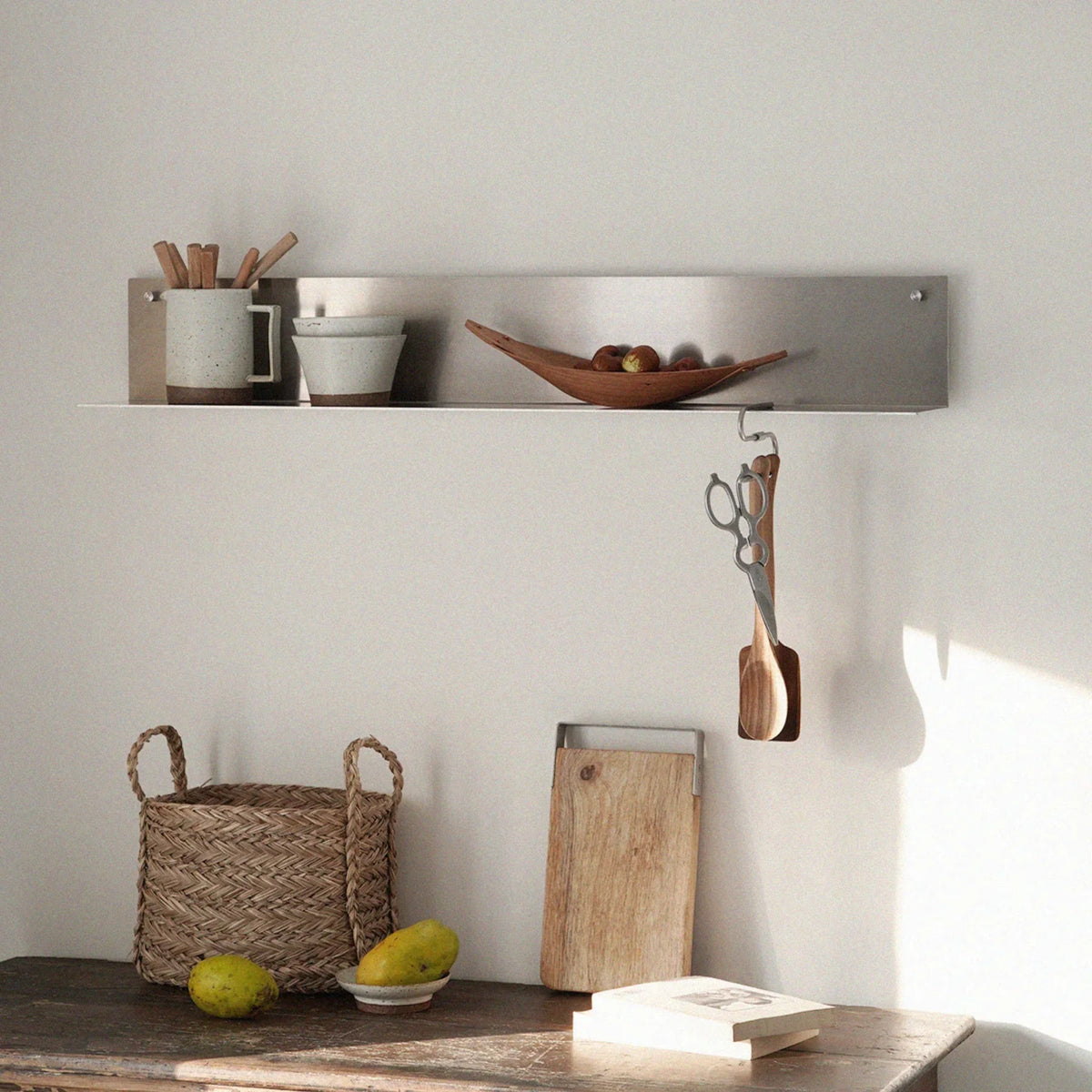 HOOK | ALUMINIUM WALL SHELF 1000
