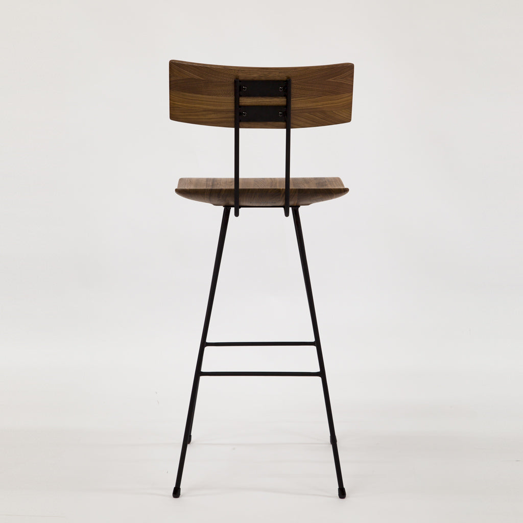 GENE BAR CHAIR 02 WALNUT