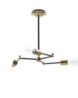SOLID BRASS LAMP 3ARM