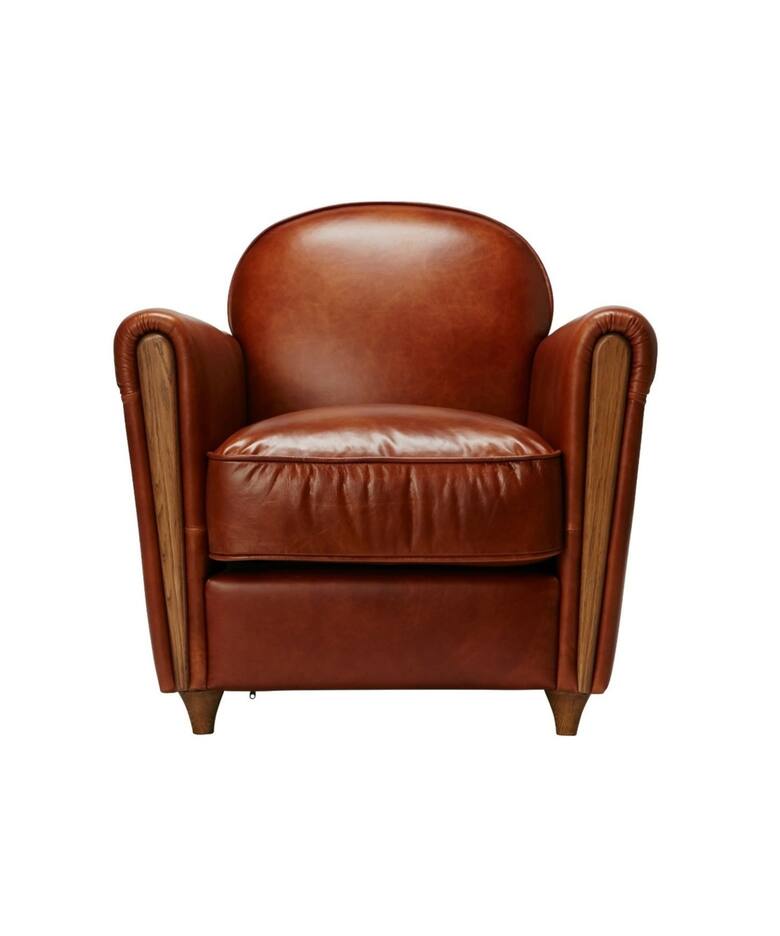 OAKS CLUB CHAIR (CRACK / SMOOTH)