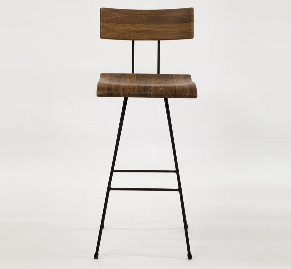 GENE BAR CHAIR 02 WALNUT