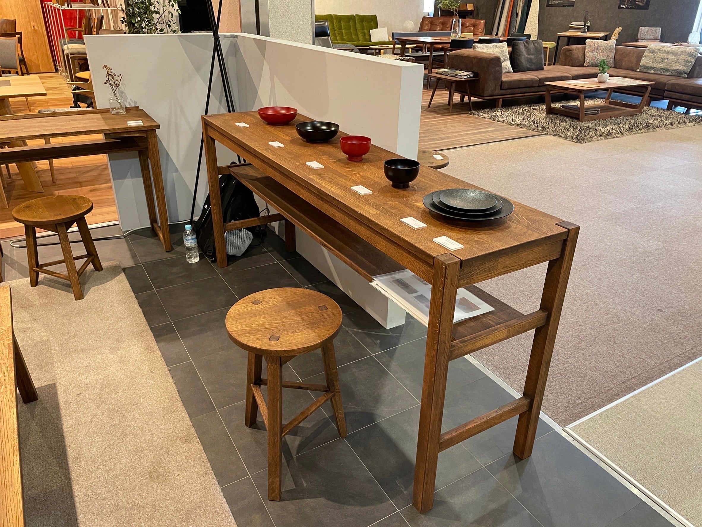 WHISKY OAK CUSTOM CONSOLE TABLE H950