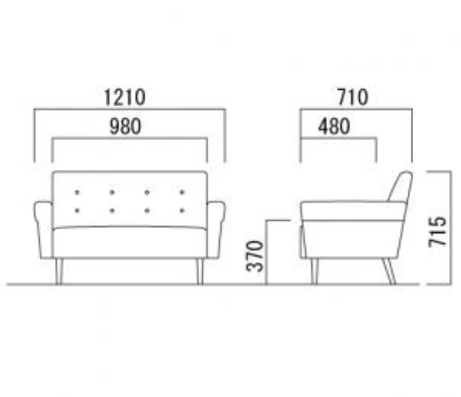 MARGUERITE SOFA 2P