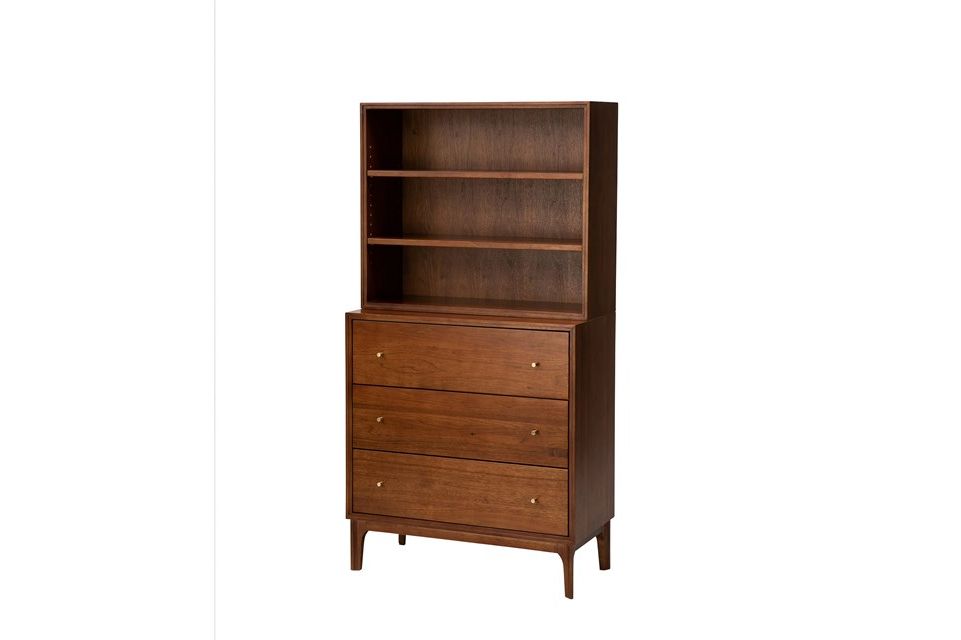 BROOKS SMALL CHEST, SERVER AND STACKING SHELF