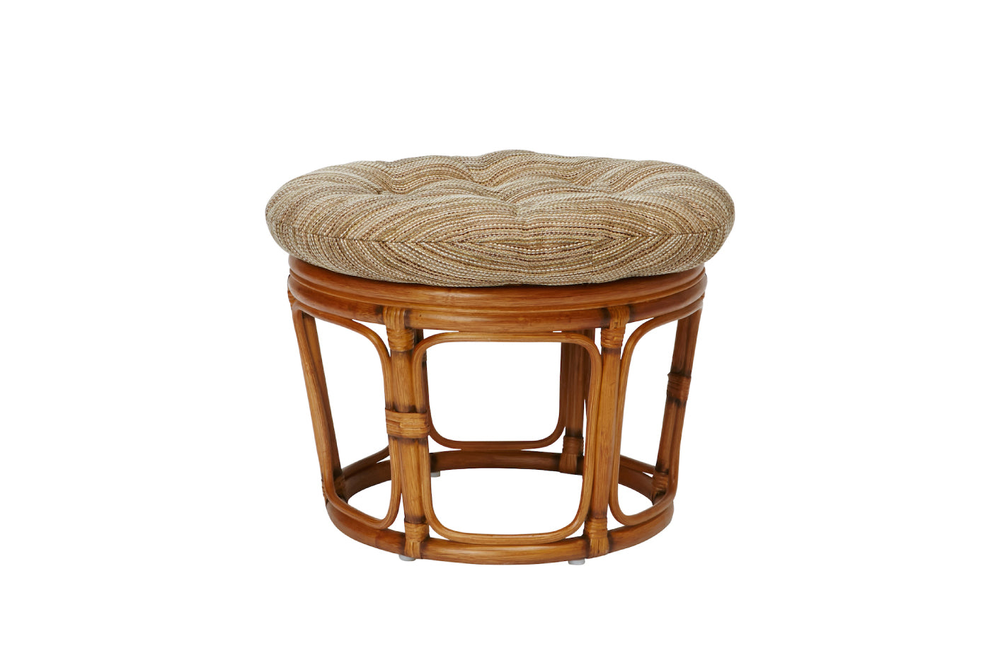 WICKER EASY CHAIR / STOOL