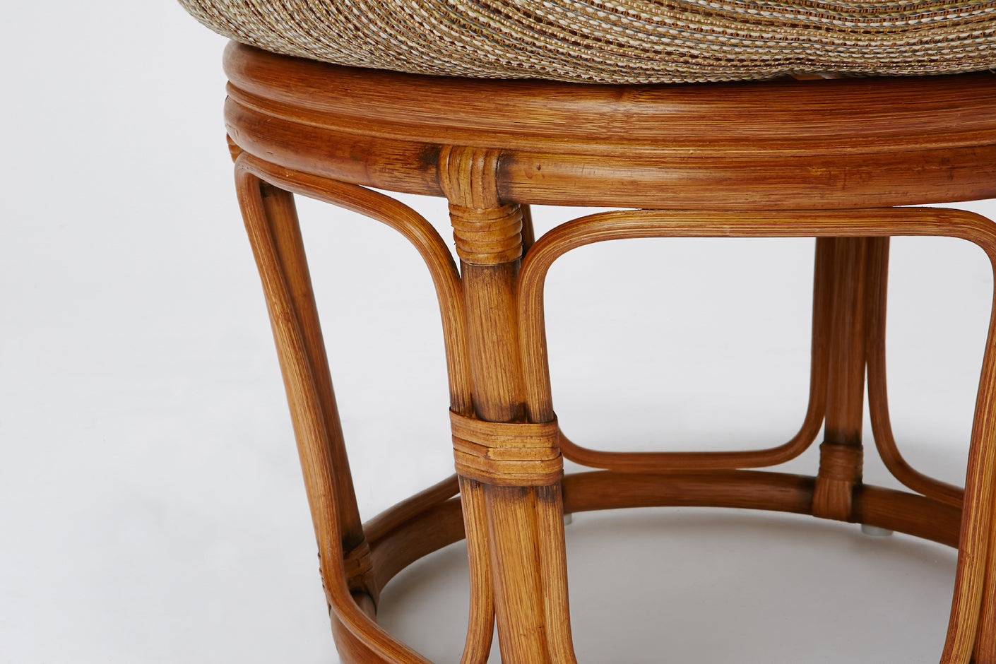 WICKER EASY CHAIR / STOOL